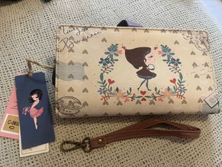 Cartera mujer - beige, multicolor