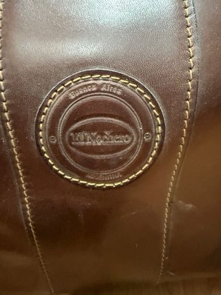 Bolso El Nochero Argentina Marrón Piel