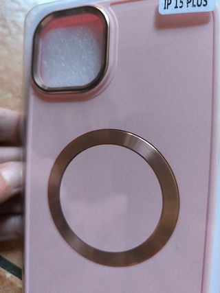 Custodia iPhone 15 Plus Magsafe Rosa