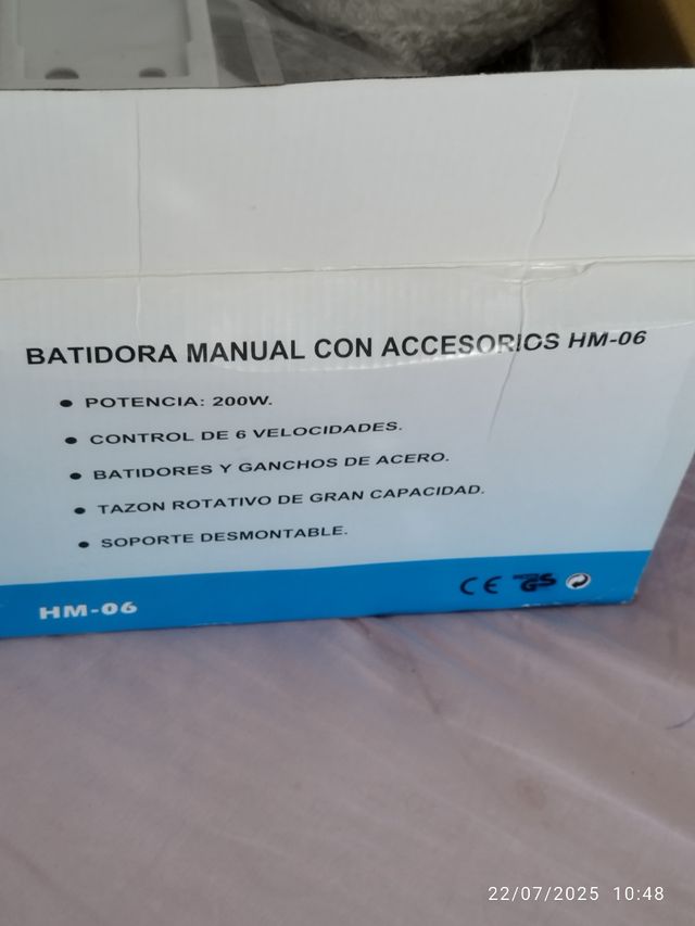 Batidora Manual HM-06 - 200W