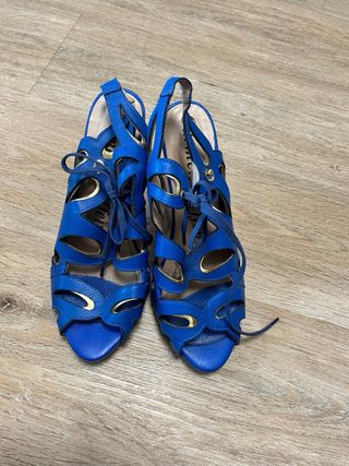 Sandali blu donna n.37