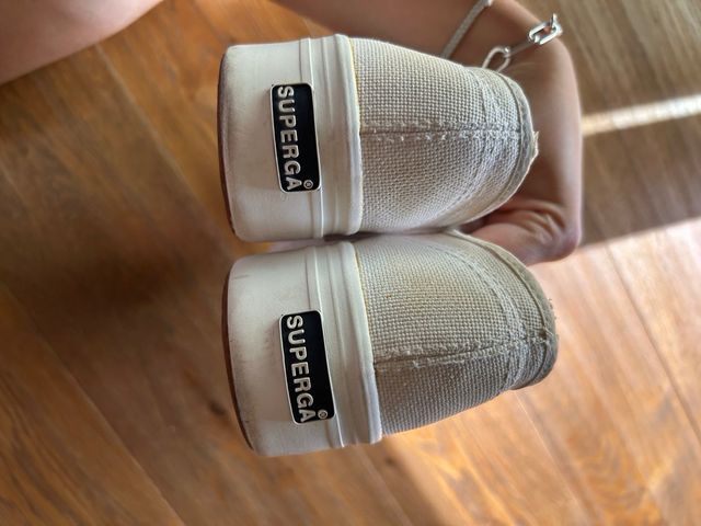 Superga 2750 Cotu Platform Bianche