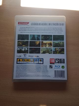PS3 Metal Gear Solid HD Collection