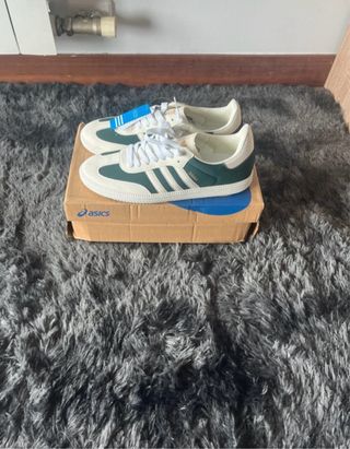 Zapatillas Adidas Samba - Verde y Blanco.