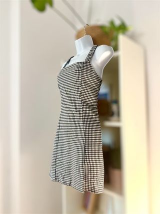 Vestido corto cuadros Vichy Pull&Bear talla S