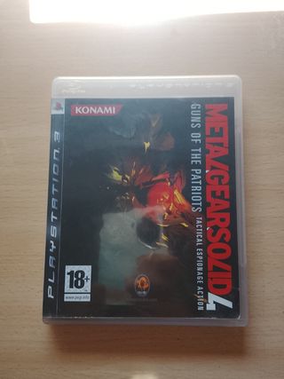 Metal Gear Solid 4 PS3 Konami
