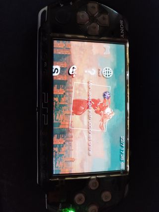 PSP 3004 transparente negra+ caja original 