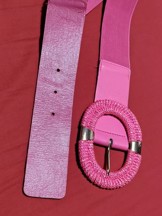 Cintura Elastica Fucsia - Fibbia Oro