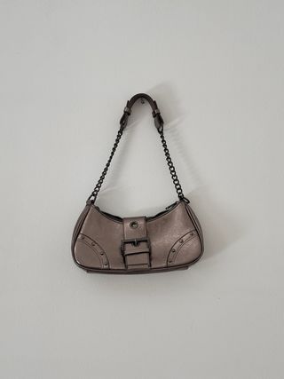 Bolso bandolera dorado