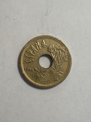 2 Monedas 25 Ptas Canarias 1994