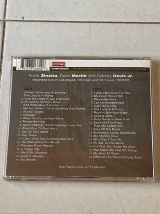 Rat Pack Sinatra-Martin-Davis doble cd