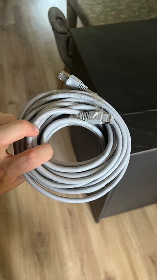 Cable red Cat6 (10m) gris