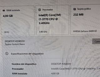 Combo i7 3770 + Placa + 4Gb RAM o 16Gb + 20€