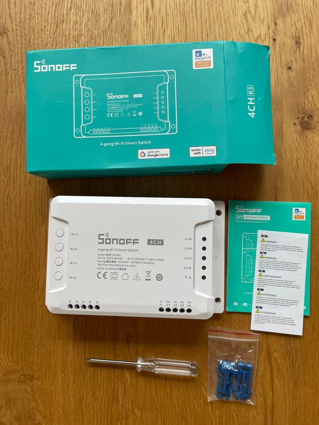 Sonoff 4CHR3 Interruptor Inteligente