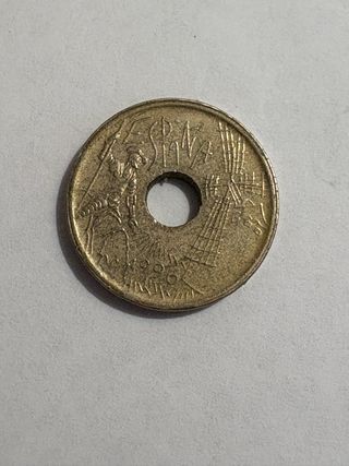 Moneda 25 pesetas España 1996