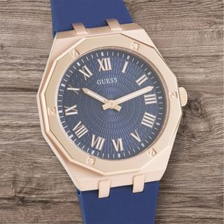 Reloj GUESS azul y dorado
