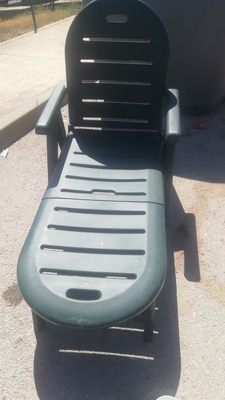 Tumbona Plegable Verde