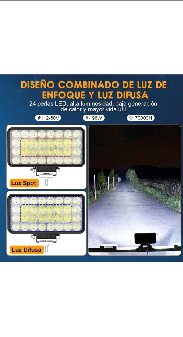 Faro LED Antom 30W - Auto