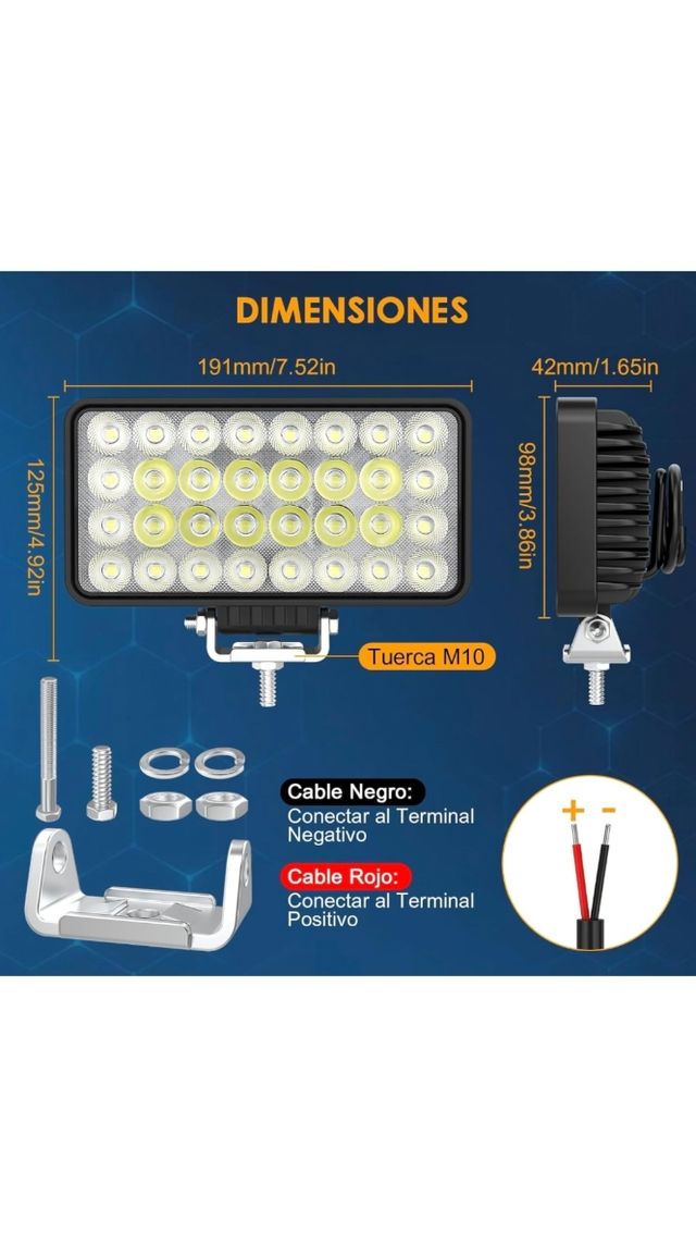 Faro LED Antom 30W - Auto