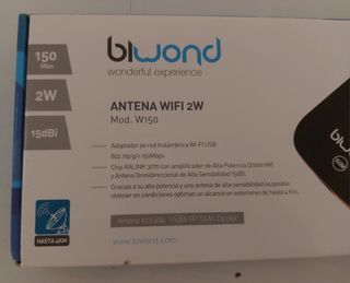 Antena WiFi 2W Biwond W150