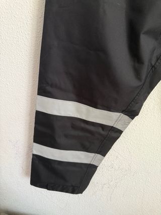 Pantalones lluvia moto reflectantes