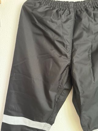 Pantalones lluvia moto reflectantes