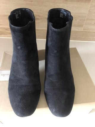Botines Clarks ante negro - talla 39,5