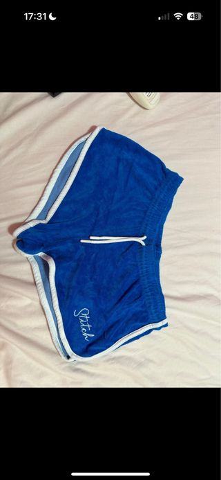 Shorts Disney Stitch - Azul