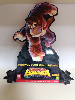 Cartel Figura Donkey Kong Bananza