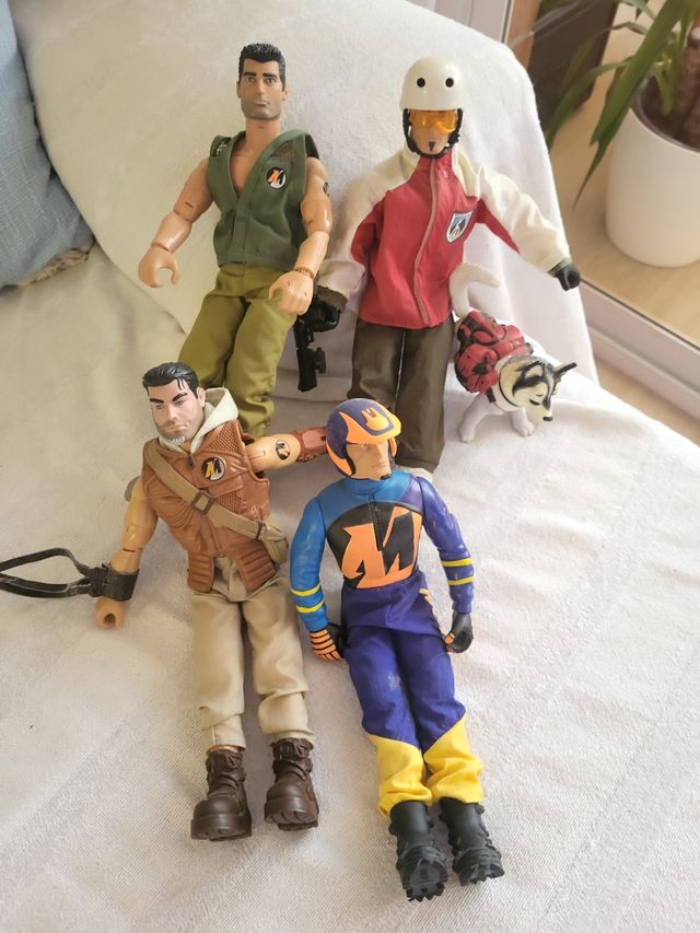 4 Figuras Accion Hombre Aventura