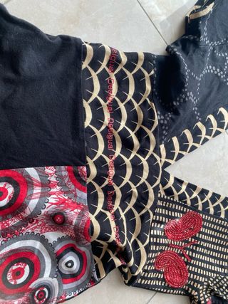 Vestito Desigual - Rosso e Nero