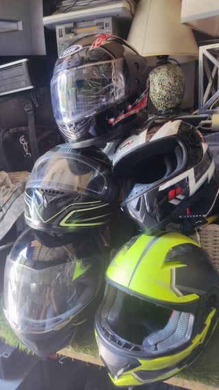 Cascos moto - 5 unidades