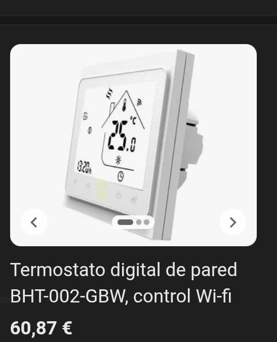Termostato intelligente con WiFi