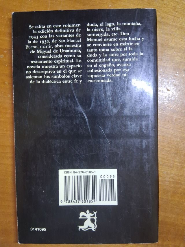 San Manuel Bueno, Martir