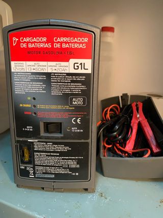 Cargador Baterías Coche Moto G1L 12V