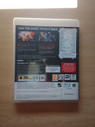 Guitar Hero Warriors of Rock PS3
