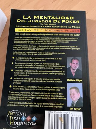 Lote 2 libros poquer (para jugadores serios)