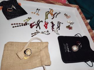 Pendientes y anillos Croxe plata