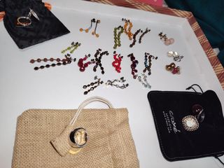 Pendientes y anillos Croxe plata