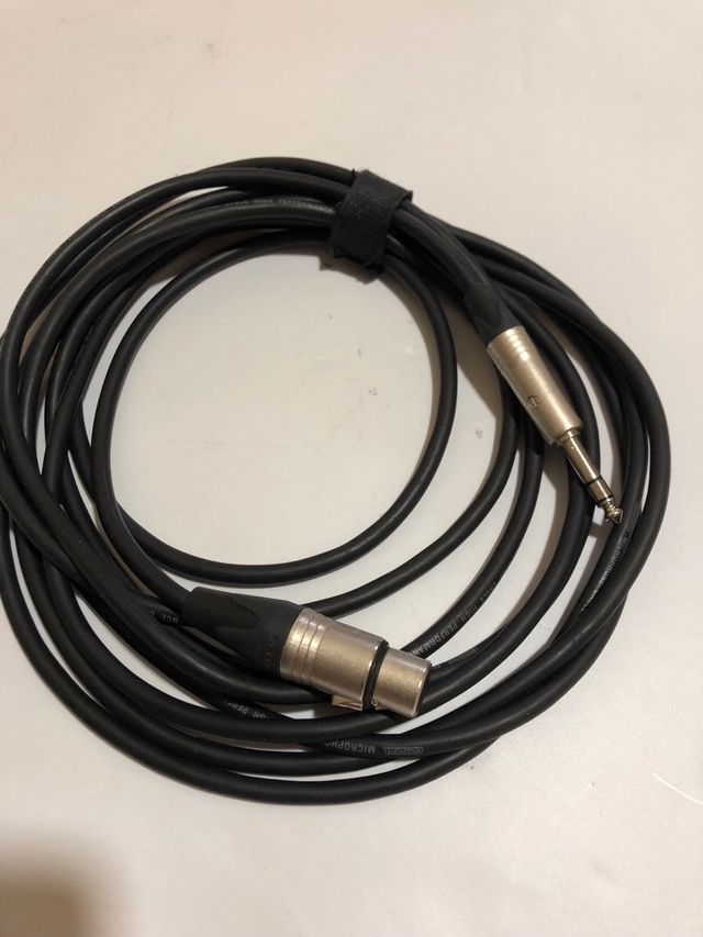 Cable XLR - Jack 6.3mm