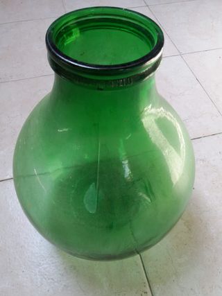 bottiglia/damigiana in vetro verde da 25 litri