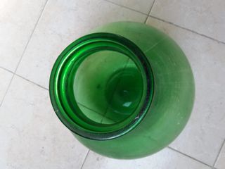 bottiglia/damigiana in vetro verde da 25 litri