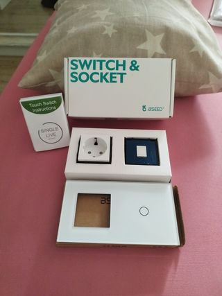 Interruptor táctil & enchufe aSeed