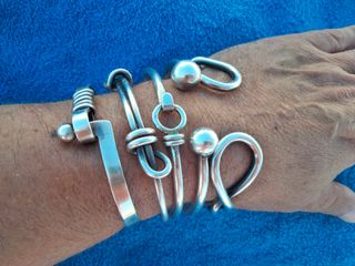 Pulseras plata - 5 piezas jerez de la frontera.