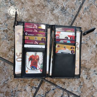 Cartera negra mujer - Tarjetas