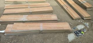 Láminas de suelo laminado aglomerado – lote comple