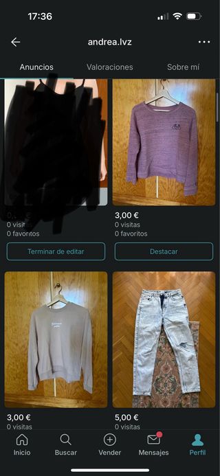 Ropa variada