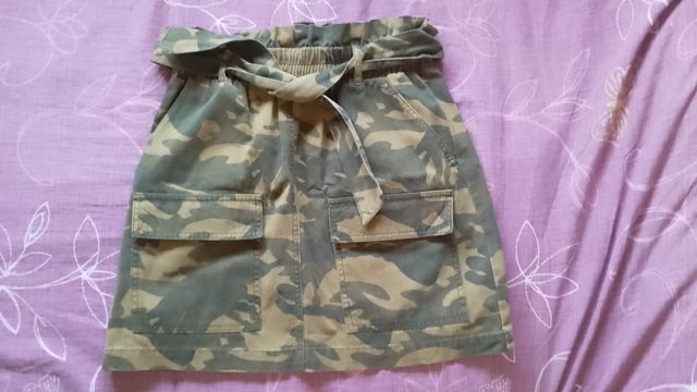 Mini Falda Militar camuflaje