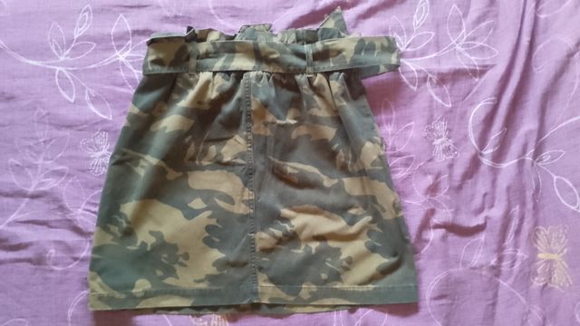 Mini Falda Militar camuflaje