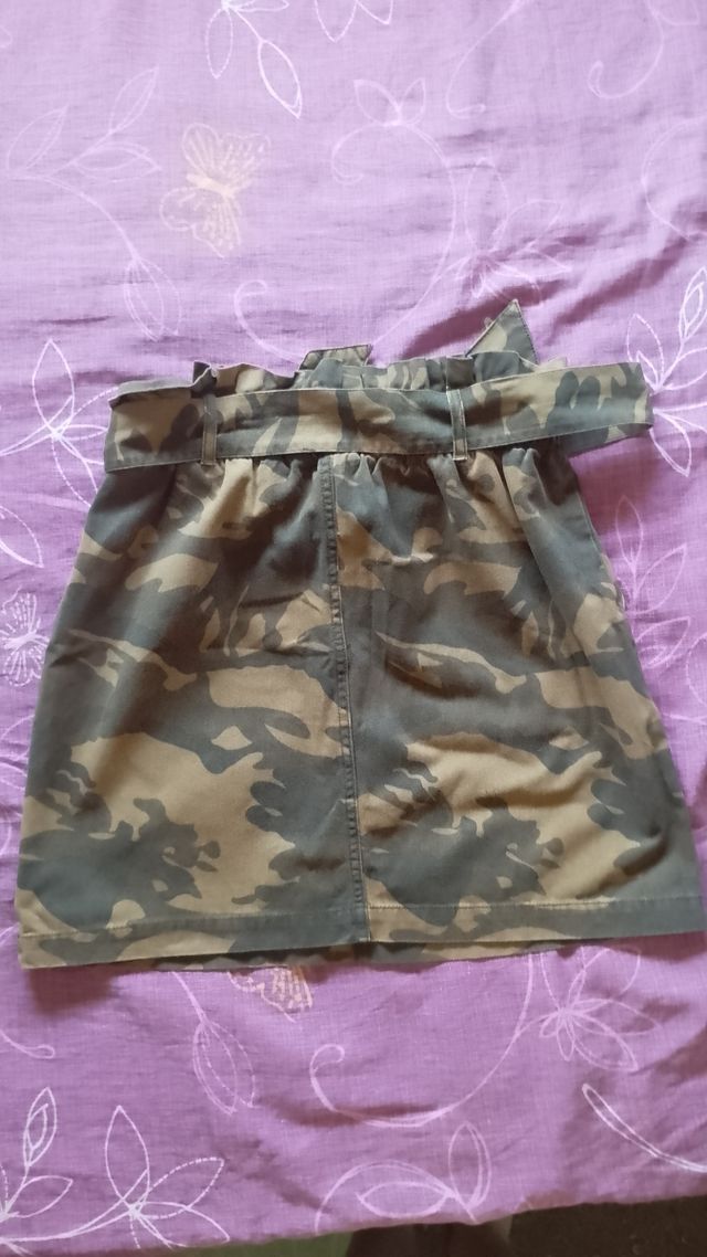 Mini Falda Militar camuflaje